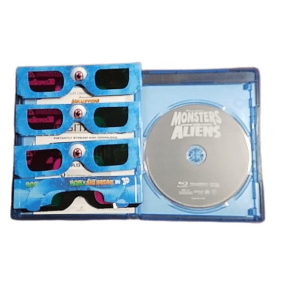 Monsters Vs Aliens Animated Blu Ray DVD 3D Movie Disc Kids Children Family - Picture 5 of 5